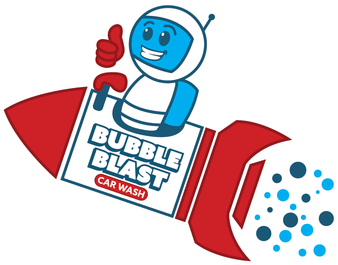 Bubble Blast mascot superhero