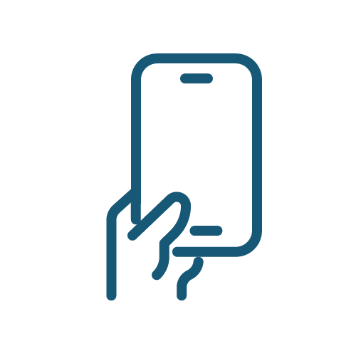 Phone with checkmark icon